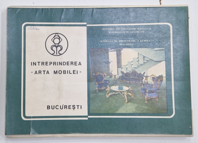 INTREPRINDEREA ' ARTA MOBILEI ' BUCURESTI , CATALOG DE PREZENTARE A PRODUSELOR , 3 MAPE , ANII '70 - ' 80