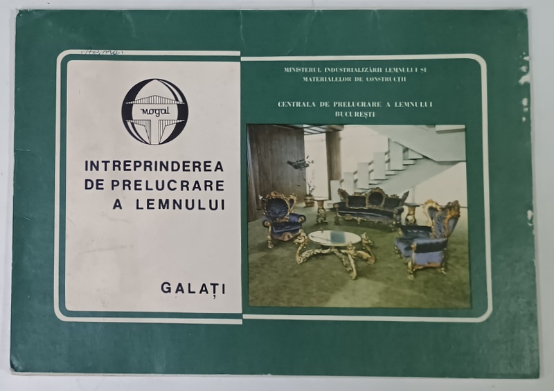 INTREPRINDEREA DE PRELUCRARE A LEMNULUI , GALATI , MAPA DE PREZENTARE  CU PLANSE ,ANII ' 70