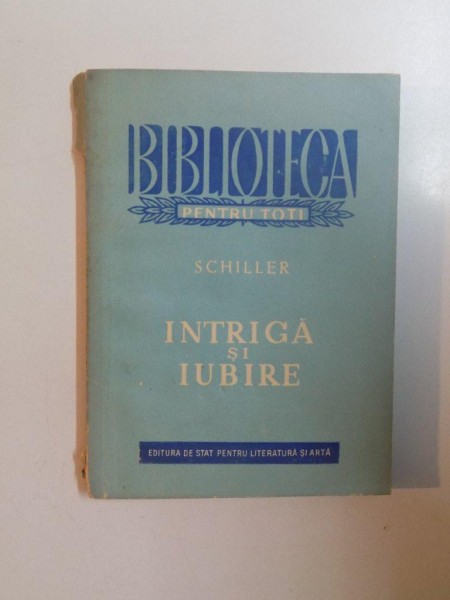 INTRIGA SI IUBIRE de SCHILLER , 1953