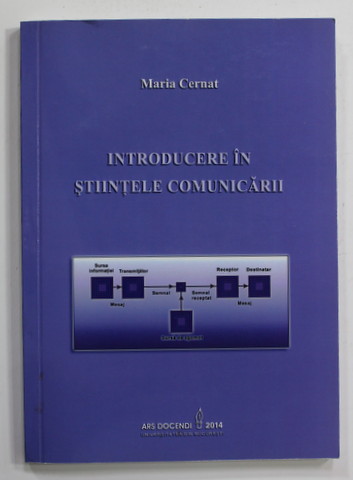 INTRODUCERE IN STIINTELE COMUNICARII de MARIA CERNAT , 2014, DEDICATIE *