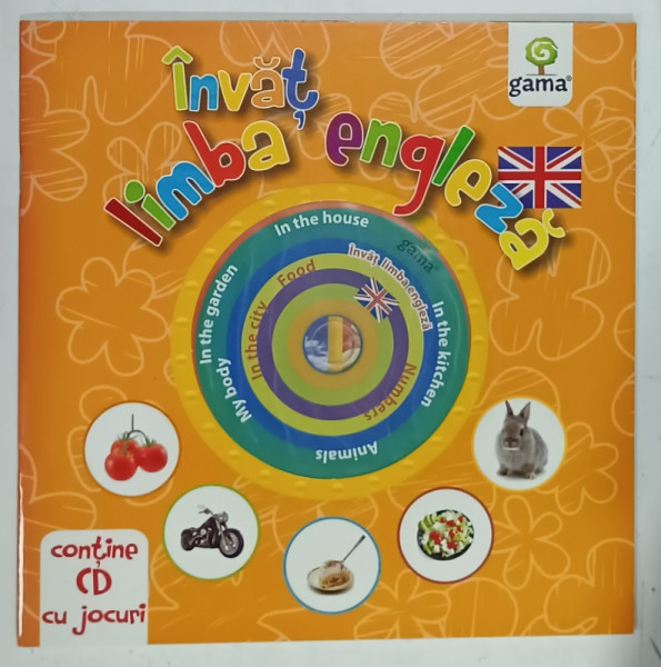 INVAT LIMBA ENGLEZA , CONTINE CD CU JOCURI , 2012, CD INCLUS