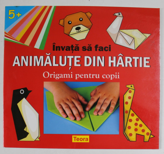 INVATA CUM SA FACI ANIMALUTE DIN HARTIE , ORIGAMI PENTRU COPII , 2015