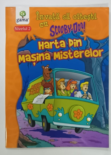 INVATA SA CITESTI CU SCOOBY - DOO ! , HARTA DIN MASINA MISTERELOR , NIVELUL 2 , de GAIL HERMAN , ilustratii de DUENDES DEL SUR , 2012