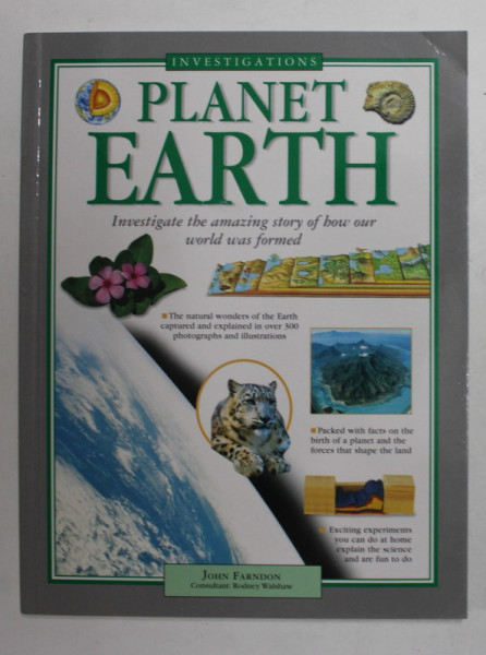 INVESTIGATIONS - PLANET EARTH by JOHN FARNDON , 2011