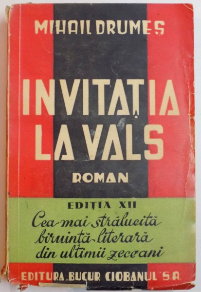 INVITATIE LA VALS de MIHAIL DRUMES , EDITIA XII