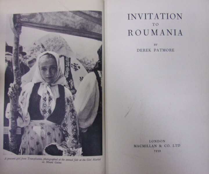 INVITATION TO ROUMANIA de DEREK PATMORE (1939)