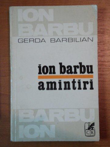 ION BARBU AMINTIRI-GERDA BARBILIAN,1979