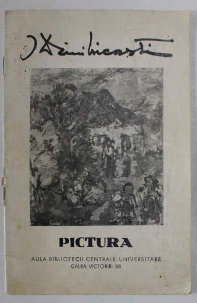 ION DIMITRIU - NICORESTI , CATALOG DE EXPOZITIE , 1971