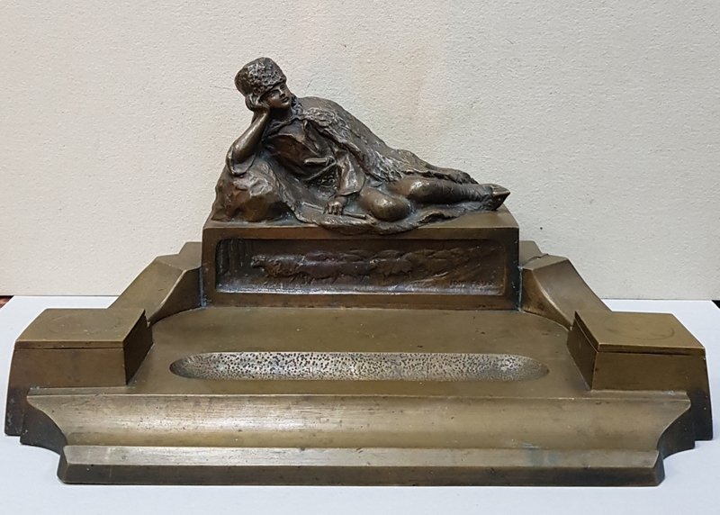 Ion Faur, Calimara de birou din bronz, Perioada interbelica