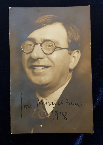 Ion Minulescu, Fotografie originala cu semnatura olografa