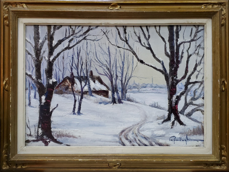 Ion Papazoglu (1904 - 1988) - Peisaj de Iarna