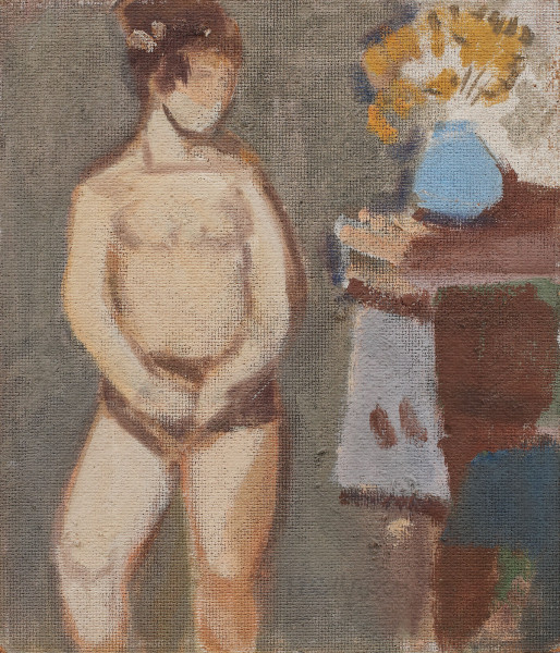 ION POPESCU NEGRENI (1907-2001) - NUD IN INTERIOR