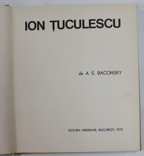 ION TUCULESCU de A.E.BACONSKY , 1972