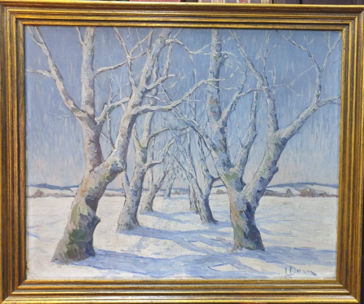 IONESCU DORU(1899-1988) - PEISAJ DE IARNA