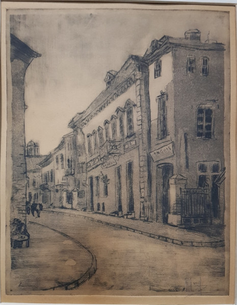 IOSIF ROSENBLUT(1894-1975), STRADA DIN BUCURESTI