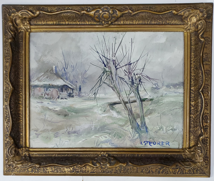 Iosif Steurer (1885-1971) - Peisaj de Iarna