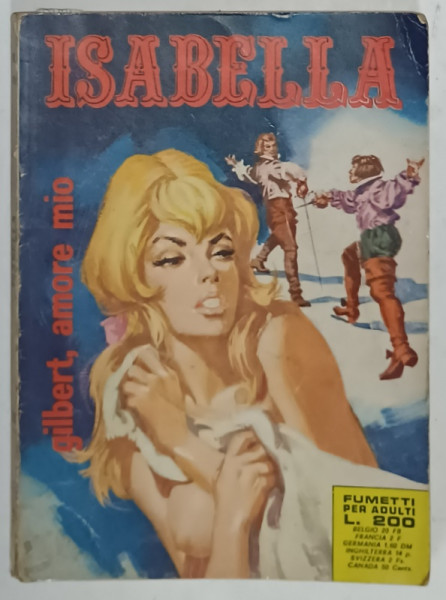 ISABELLA DUCHESSA DEI DIAVOLI , PERIODICO , NR. 126 , 1971 , BENZI DESENATE PENTRU ADULTI CU TEXT IN LIMBA ITALIANA * , 18 +!