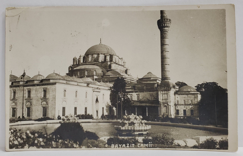 ISTANBUL , MOSCHEEA BAIAZID AL II - LEA , CARTE POSTALA , 1932