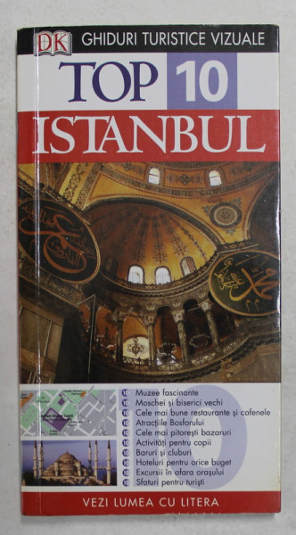 ISTANBUL , TOP 10 , GHIDURI TURISTICE VIZUALE de MELISSA SHALES , 2014
