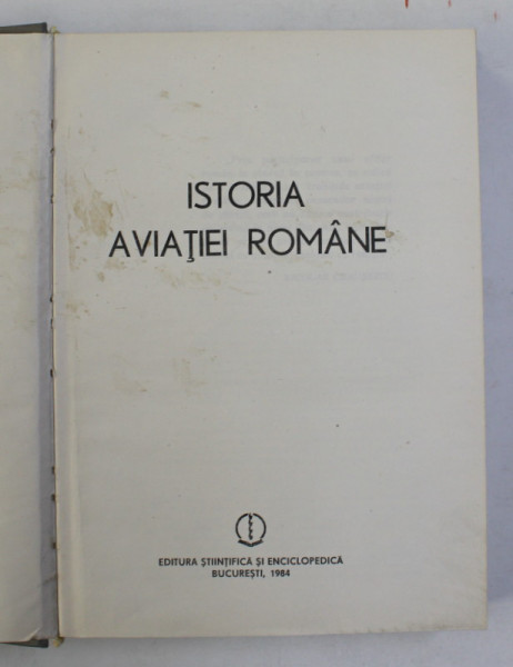 ISTORIA AVIATIEI ROMANE  1984