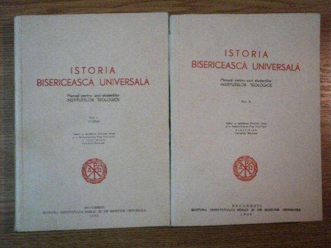 ISTORIA BISERICEASCA UNIVERSALA VOL. I - II tiparit cu aprobarea SF. SINOD si cu binecuvantarea PREA FERICITULUI JUSTINIAN PATRIARHUL ROMANIEI , Bucuresti 1956