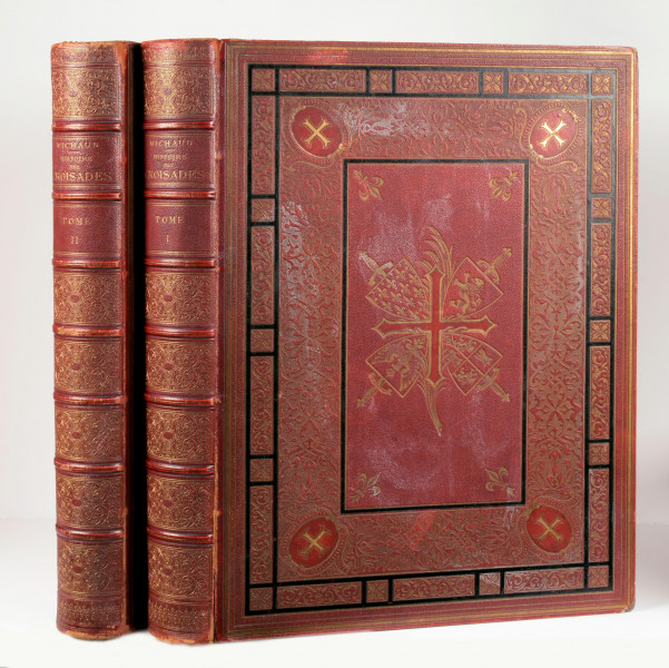 Istoria Cruciadelor, Histoire des Croisades par Joseph Michaud,gravuri de Gustave Dore, 2 vol. - Paris, 1877
