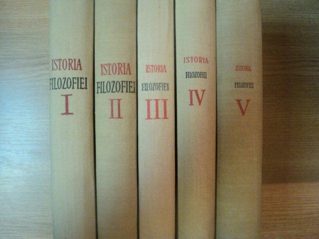 ISTORIA FILOSOFIEI  VOL.I-V, BUC. 1953-1963