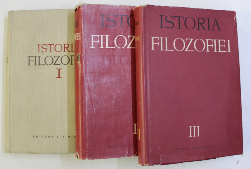 ISTORIA FILOZOFIEI VOL. I - III de M. A. DINNIK , M. T. IOVCIUK , etc... 1958