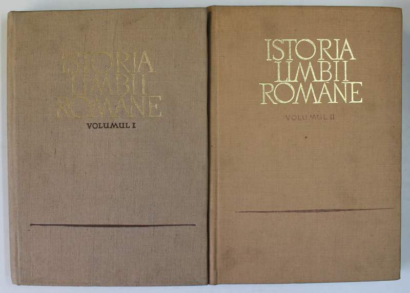 ISTORIA LIMBII ROMANE, VOL I-II  1965