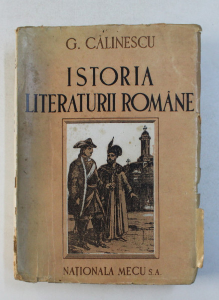 ISTORIA LITERATURII ROMANE.COMPENDIU de G. CALINESCU