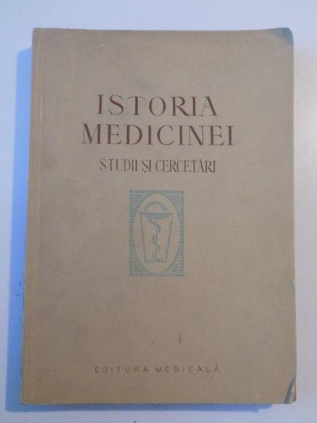 ISTORIA MEDICINEI , STUDII SI CERCETARI 1957