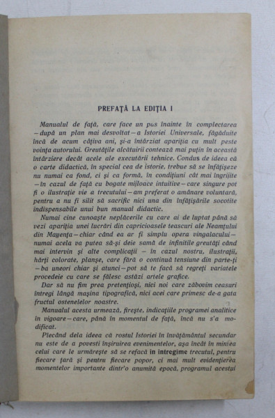 ISTORIA MODERNA de D. PATRASCU