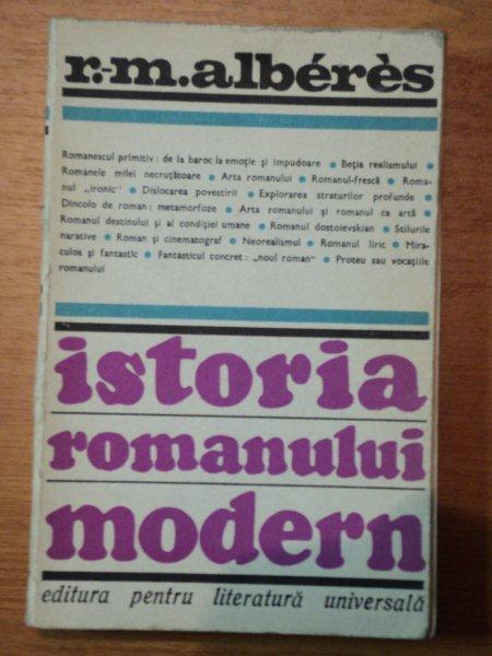 ISTORIA ROMANULUI MODERN de R-M. ALBERES,1968