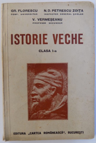 ISTORIE  - CLASA  I - A de GR. FLORESCU...V. VERMESEANU , 1937