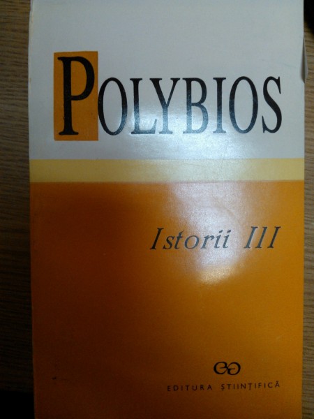 ISTORII III de POLYBIOS , 1995 , CONTINE SUBLINIERI CU PIXUL