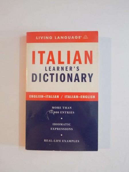 ITALIAN LEARNER'S DICTIONARY , ENGLISH-ITALIAN / ITALIAN-ENGLISH 1993