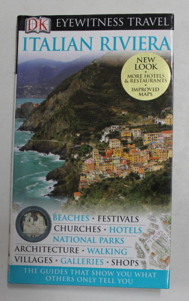 ITALIAN RIVIERA , EYEWITNESS TRAVEL GUIDE , 2008