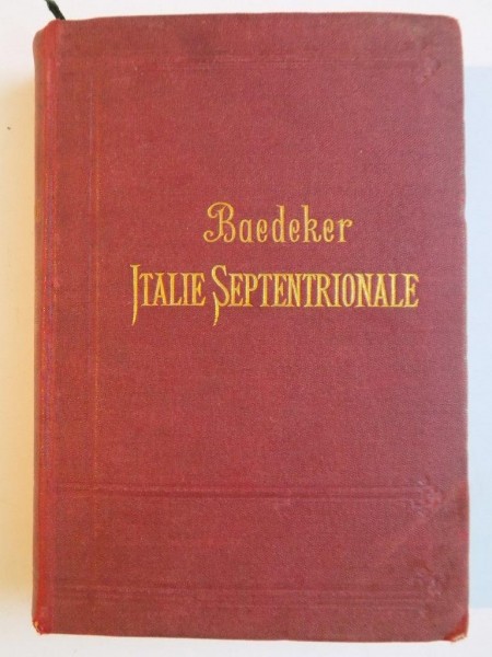 ITALIE SEPTENTRIONALE de BAEDEKER  1892