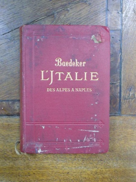 ITALIEN VON DEN ALPEN BIS NEAPEL KURZES REISENHANDBUCH von KARL BAEDEKER  1926