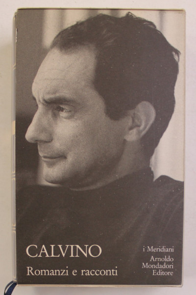 ITALO CALVINO - ROMANZI E RACONTI , 2003 , EDITIE DE LUX PE HARTIE DE BIBLIE , LEGATURA DE ARTA
