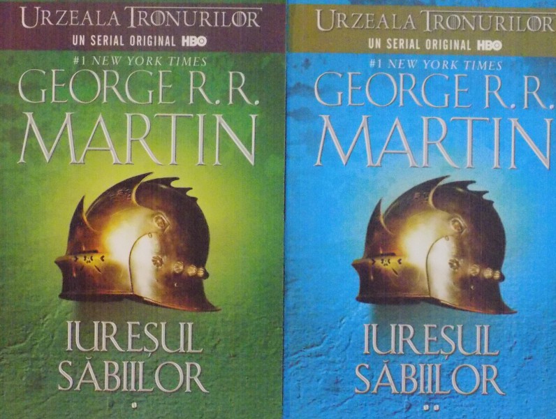 IURESUL SABIILOR, VOL. I - II de GEORGE R.R. MARTIN, 2013 , COTOR UZAT
