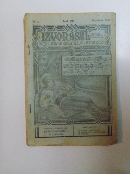 ''IZVORASUL'', NR. 2, ANUL XIII,FEBRUARIE 1934