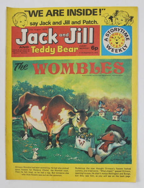 JACK AND JILL AND TEDDY BEAR , ` REVISTA CU BENZI DESENATE PENTRU COPII , 31 AUGUST  , 1974