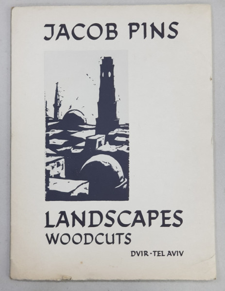 JACOB  PINS  - LANDSCAPES WOODCUTS , 1955