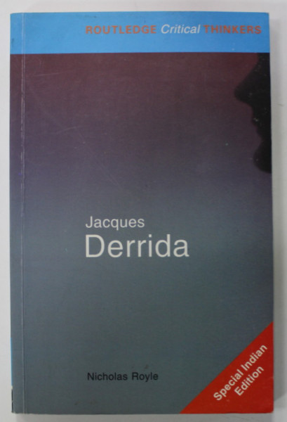 JACQUES DERRIDA by NICHOLAS ROYLE , 2003