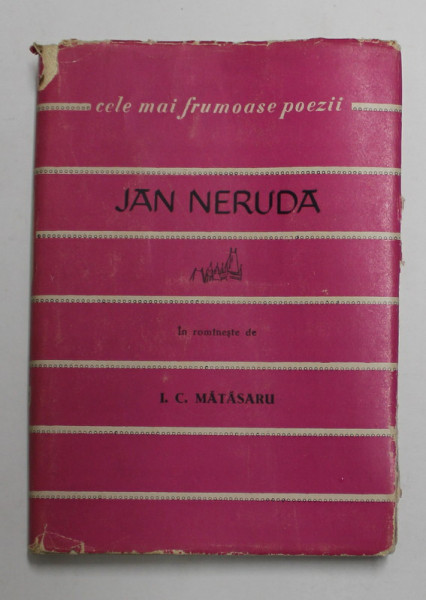 JAN NERUDA - versuri , COLECTIA ' CELE MAI FRUMOASE POEZII ' , 1959 , FORMAT REDUS