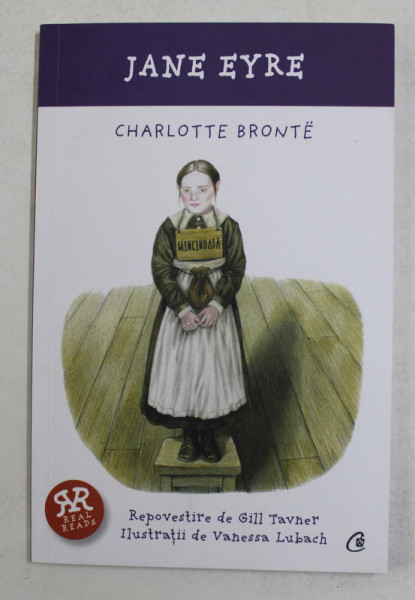 JANE EYRE by CHARLOTTE BRONTE ,  repovestire de GILL TAVNER , ilustratii de VANESSA  LUBACH , 2021