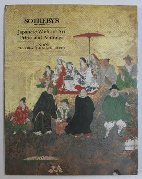 JAPANESE WORKS OF ART - PRINTS AND PAINTINGS , LONDON THURSDAY 17th NOVEMBER 1994