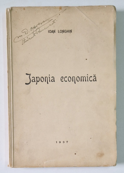 JAPONIA ECONOMICA de IOAN LONGHIN (1937)