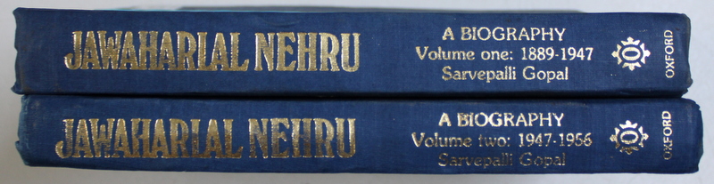JAWAHARLAL NEHRU - A BIOGRAPHY by SARVEPALLI GOPAL , VOL. I - II , 1985